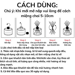 Nước Hoa Thơm Phòng Hoa Nhài Tây - Tạo Không Gian Thoái Mái Có Que Gỗ Lọ Tự Khuếch Tán 100ml