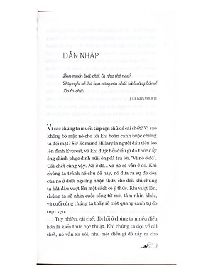 Sách Bạn Muốn Biết Chết Là Như Thế Nào?