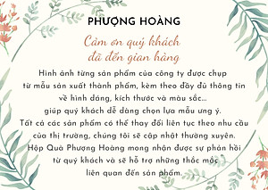 Hộp Quà Vuông V029 Phượng Hoàng 20 x 20 x 10 cm - Giao mẫu ngẫu nhiên