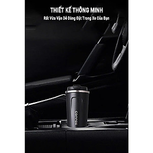 Cốc Giữ Nhiệt Coffeeholic Inox 304 Dung Tích 510ml Cao Cấp Kiểu Dáng Hàn Quốc Cầm Tay Sang Trọng- Hàng Chính Hãng