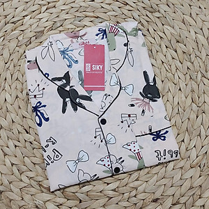 Bộ ngủ nữ pijama cộc tay dễ thương - BN06