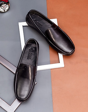 Giày lười da nam ORSIL mã  LF-AT01 2 màu đen và nâu