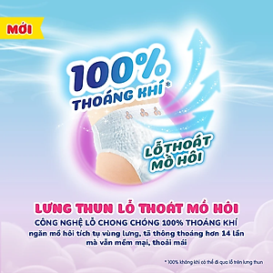 [TẶNG KÈM 4 MIẾNG] Tã quần Bobby Siêu Khô Thoáng - 100% Thoáng Khí Mega Jumbo - XXL76