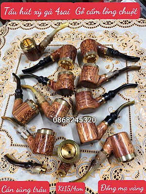 Tẩu hút thuốc sì gà phong cách lịch mã đẳng cấp kt 15×4cm