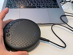 Loa Hội Nghị Emeet Luna - Bluetooth, Micro R Kèm Loa, Thu Âm 360 Độ, Lọc Tạp Âm Nền, Phù hợp 4-8 Người - Hàng Chính Hãng