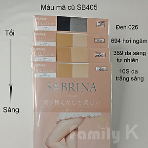 Vớ Quần tất da thật chân tự nhiên SABRINA Through mặc váy ngắn chống nắng không lộ hông đùi [VỎ NUDE MÃ MỚI]