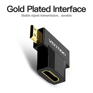 Đầu chuyển đổi Mini HDMI + Micro HDMI to HDMI Vention AGDB0 - Hàng Chính Hãng