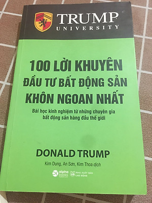 Sách 100 Lời Khuyên Đầu Tư Bất Động Sản Khôn Ngoan Nhất (Tái Bản 2018)