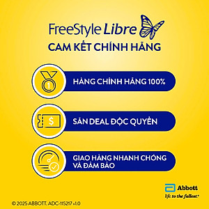 Combo 2 cảm biến FreeStyle Libre (LƯU Ý: Phải sử dụng cùng với đầu đọc cầm tay FreeStyle Libre)