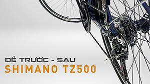 Xe đạp Tekko thể thao City C300 Khung nhôm cao cấp - Phù hợp với người cao từ 1m45 trở lên