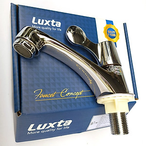 Vòi Lavabo Nước Lạnh Đồng Thau Mạ Crome LUXTA Nhiều Mẫu - Chất liệu Cao cấp chống gỉ sét