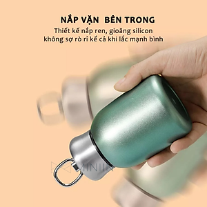 Bình Nước Giữ Nhiệt Mini Lõi Inox 304 300ml, Ly Giữ Nhiệt 5 Lớp Cách Nhiệt Cao Cấp Giữ Nhiệt Lên Đến 12 Giờ - HÀNG CHÍNH HÃNG MINIIN