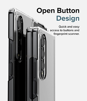 Ốp lưng chống sốc trong suốt cho Samsung Galaxy Z Fold 4 hiệu Likgus Crashproof giúp chống chịu  mọi va đập - hàng nhập khẩu