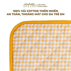 Túi Nệm Chần Bông Khang Home Cho Trẻ Đi Học Kèm Gối Nằm 70x120cm