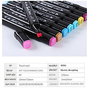 Bộ Bút 30 Màu Touch Chuyên Nghiệp - Hàng chính hãng 