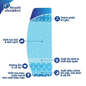 Dầu Gội HEAD & SHOULDERS Chai 625ml 
