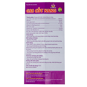 Gai Cốt Nang – Năng Động - Hỗ trợ giảm đau mỏi xương khớp do viên khớp, thoái hóa khớp