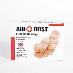Băng Dán Cá Nhân Hộp 100 Miếng – Băng Gâu Dán Vết Thương Nhiều Kích Cỡ, Bảo Vệ Hiệu Quả - HÀNG CHÍNH HÃNG MINIIN