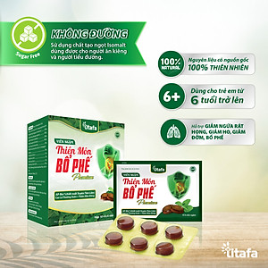 Viên ngậm Thiên Môn Bổ Phế Premium – Giúp giảm nhanh ngứa rát họng, đau họng, khản tiếng, giảm ho, bổ phế do viêm họng, viêm phế quản [Chính hãng TITAFA]  