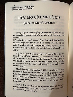Bộ 3 Sách Song Ngữ: Lời thì thầm trong tổ ấm + Lời thì thầm với cha + Lời thì thầm với mẹ - Đầy Đủ File Nghe