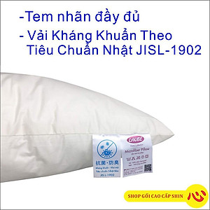 Ruột Gối nằm khách sạn lông vũ nhân tạo Mcirofiber Laube kháng khuẩn khử mùi 50x70cm