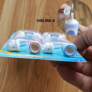 Cho máy Oral B, răng niềng, Set bộ 4 đầu bàn chải đánh răng điện New IP-17A cho răng niềng Minh House-Hàng chính hãng