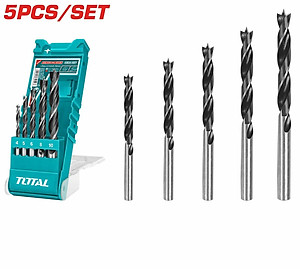 BỘ MŨI KHOAN GỖ 5 CHI TIẾT 4-10MM TOTAL TACSD7056