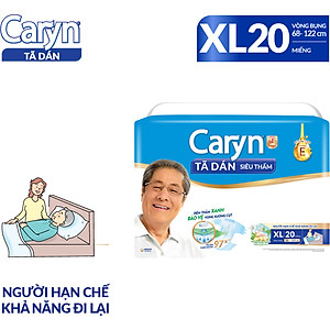 Tã dán Caryn siêu thấm XL20