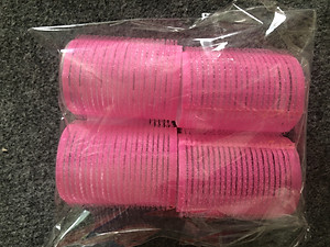 ￼Bộ 4 lô Cuốn Tóc Xoăn Dính loại lớn, giá tốt - giao màu ngẫu nhiên 