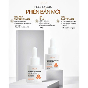 Combo 3 - Sáng Da Mờ Nám Lycos : Tinh chất Peel Da Lycos + Kem Nám Đêm Lycos + Dưỡng ẩm Lycos