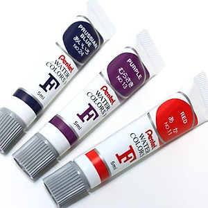 Màu nước Pentel Water Color WFRS 12/18 /24 màu dạng tuýt vẽ được lên nhiều chất liệu