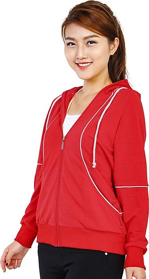 Áo khoác nữ viền trắng Phúc An 4030_do