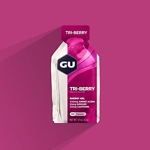 (COMBO 6 GÓI) GU Energy Gel Năng Lượng Chạy Bộ Vị Tri Berry - Combo 6 Gói