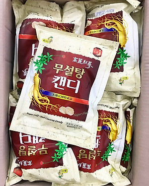 Kẹo Hồng Sâm Không Đường Hàn Quốc Korea Red Ginseng (500g)