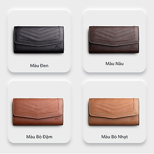 Ví Lata ( Thời trang nữ dáng cầm tay dáng dài - Ví da VN66 )