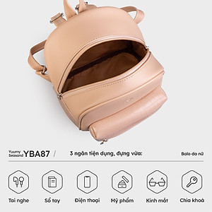 Balo Yuumy ( Thời trang nữ tiện lợi cỡ trung - Balo da Seasand YBA87 )