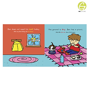 Sách - Bộ 6 cuốn Ehon song ngữ Việt - Anh: My World - Thế Giới Quanh Em - Tặng file nghe giúp bé làm quen với Tiếng Anh