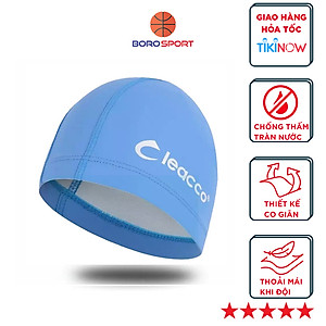 Nón Bơi Vải PU co dãn cao cấp, độ đàn hồi cao, bền đẹp , phù hợp với các bạn không quen loại nịt chặt Yesure Cleacco Cao Cấp Chống Thấm Nước , Mềm Mại - Hàng Chính Hãng