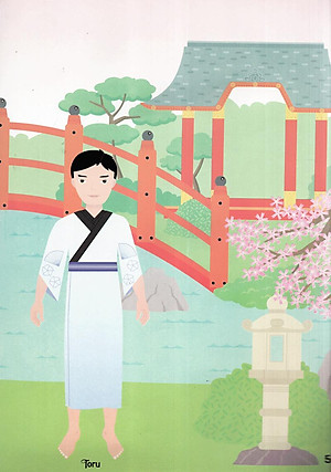 Sách Dán Hình Sáng Tạo Trang Phục Búp Bê - Trang Phục Các Nước 1