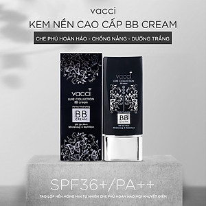 Kem BB VACCI - Che Khuyết Điểm - Lớp Nền Hoàn Chỉnh - Nâng Tone Da SPF36+PA++
