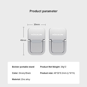 Đế tản nhiệt bằng hợp kim nhôm Nillkin dành cho laptop dưới 17 inch - Hàng Chính Hãng