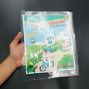 Bao Sách Tiếng Anh Let's Go - Dành Cho Các Loại Sách Khổ 220x280mm - Fahasa