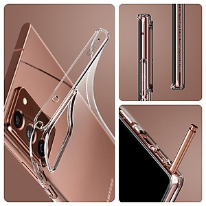Ốp lưng silicon dẻo cho Samsung Galaxy Note 20 hiệu Ultra Thin siêu mỏng 0.6mm - Hàng nhập khẩu