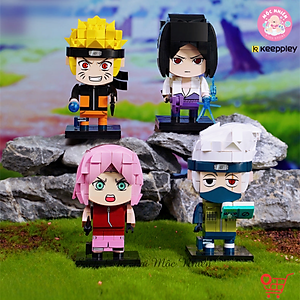 Đồ chơi lắp ráp xếp hình Keeppley - Nhân vật Naruto Sasuke Sakura Kakashi - Dành cho bé trai từ 6 tuổi
