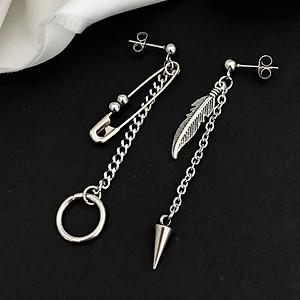 Khuyên tai nam nữ xích dài Hàn Quốc cực cool 1 ĐÔI