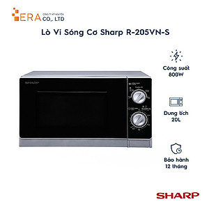 Lò Vi Sóng Sharp R-205VN(S) - 20L - Hàng chính hãng