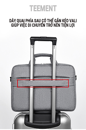 Cặp Đựng Chống Sốc Cao Cấp Teement, Chống Nước, Chống Xước, Dành Cho Laptop 13,14,15.6icnh - Hàng Chính Hãng