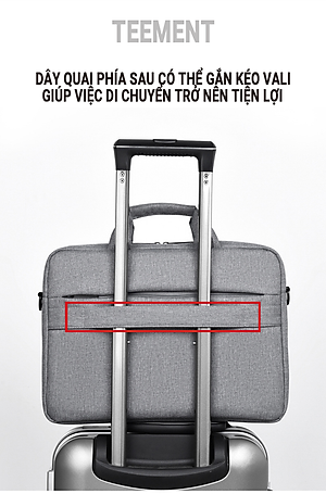Cặp Đựng Chống Sốc Cao Cấp Teement, Chống Nước, Chống Xước, Dành Cho Laptop 13,14,15.6icnh - Hàng Chính Hãng