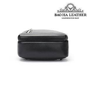 Túi đeo trước ngực, túi đeo vai da bò thật 9104 Túi đeo chéo vai