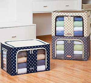 Bộ 3 Túi Đựng Chăn Màn Khung Sắt Gấp Gọn miDoctor (CÓ CHỌN MÀU)